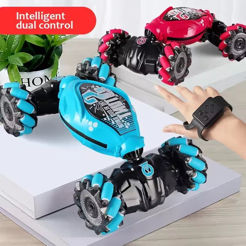OLOEY 4WD LED Stunt Drift RC Car – Gesture Remote Control Car for Kids & Teens - trendbuzzer