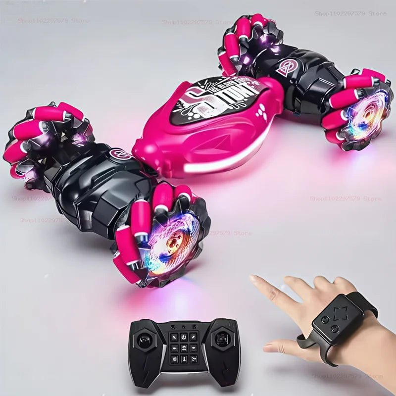 OLOEY 4WD LED Stunt Drift RC Car – Gesture Remote Control Car for Kids & Teens - trendbuzzer