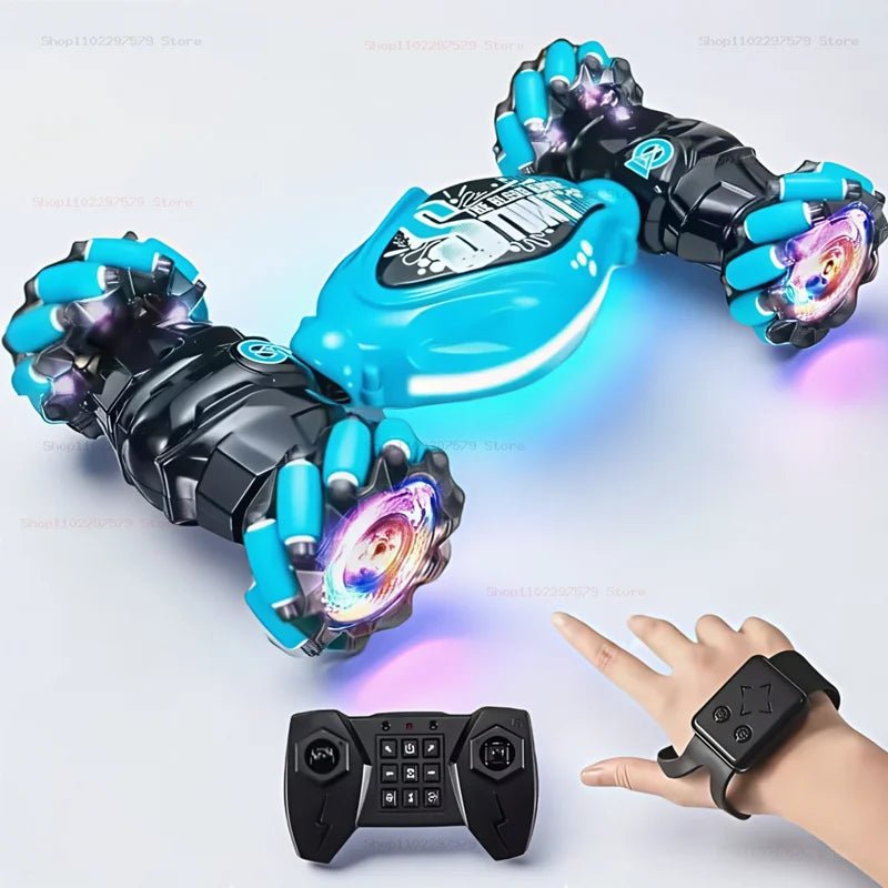 OLOEY 4WD LED Stunt Drift RC Car – Gesture Remote Control Car for Kids & Teens - trendbuzzer