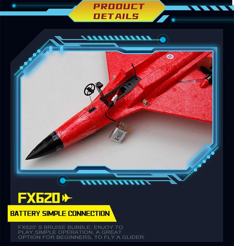 RC SU - 35 Foam Fighter Jet – 2.4G Remote Control Glider Airplane for Kids - trendbuzzer