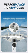RC SU - 35 Foam Fighter Jet – 2.4G Remote Control Glider Airplane for Kids - trendbuzzer