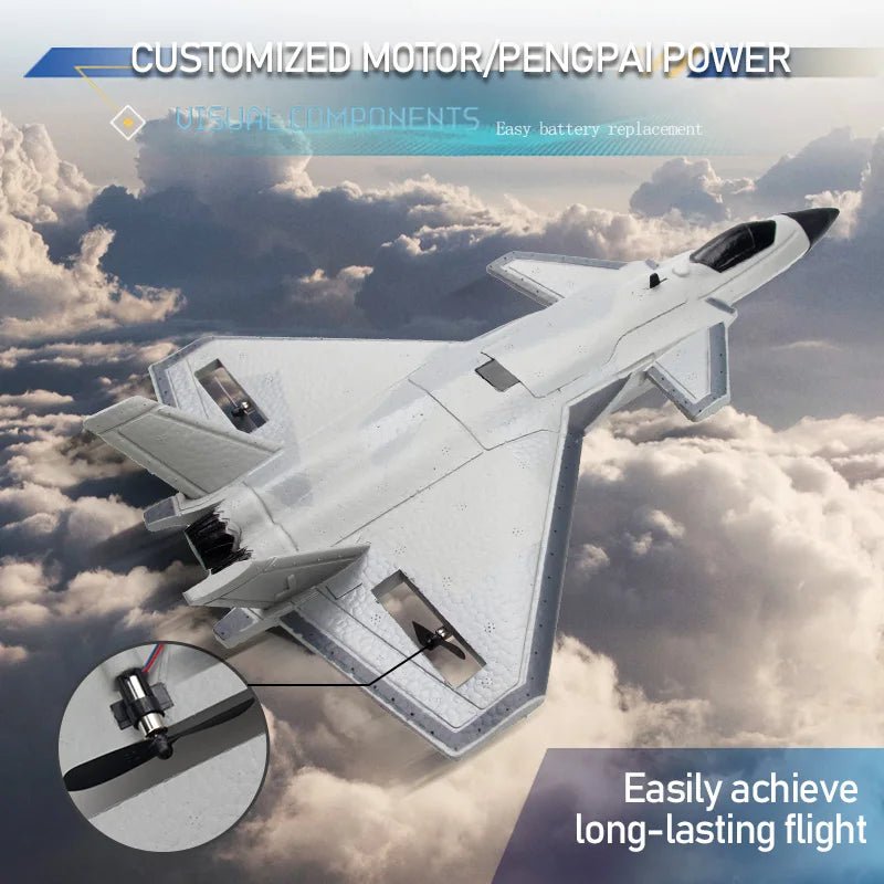 RC SU - 35 Foam Fighter Jet – 2.4G Remote Control Glider Airplane for Kids - trendbuzzer