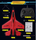 RC SU - 35 Foam Fighter Jet – 2.4G Remote Control Glider Airplane for Kids - trendbuzzer