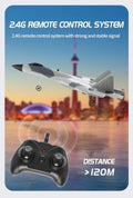 RC SU - 35 Foam Fighter Jet – 2.4G Remote Control Glider Airplane for Kids - trendbuzzer