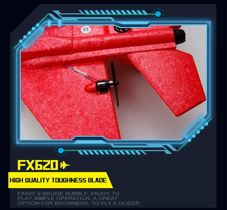 RC SU - 35 Foam Fighter Jet – 2.4G Remote Control Glider Airplane for Kids - trendbuzzer