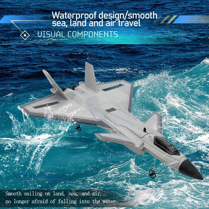 RC SU - 35 Foam Fighter Jet – 2.4G Remote Control Glider Airplane for Kids - trendbuzzer