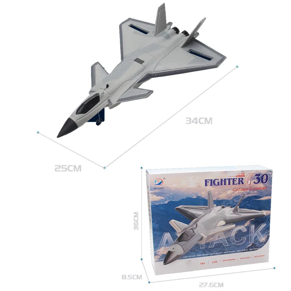 RC SU - 35 Foam Fighter Jet – 2.4G Remote Control Glider Airplane for Kids - trendbuzzer