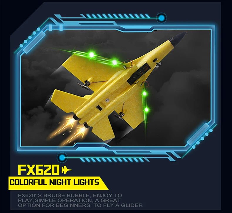 RC SU - 35 Foam Fighter Jet – 2.4G Remote Control Glider Airplane for Kids - trendbuzzer