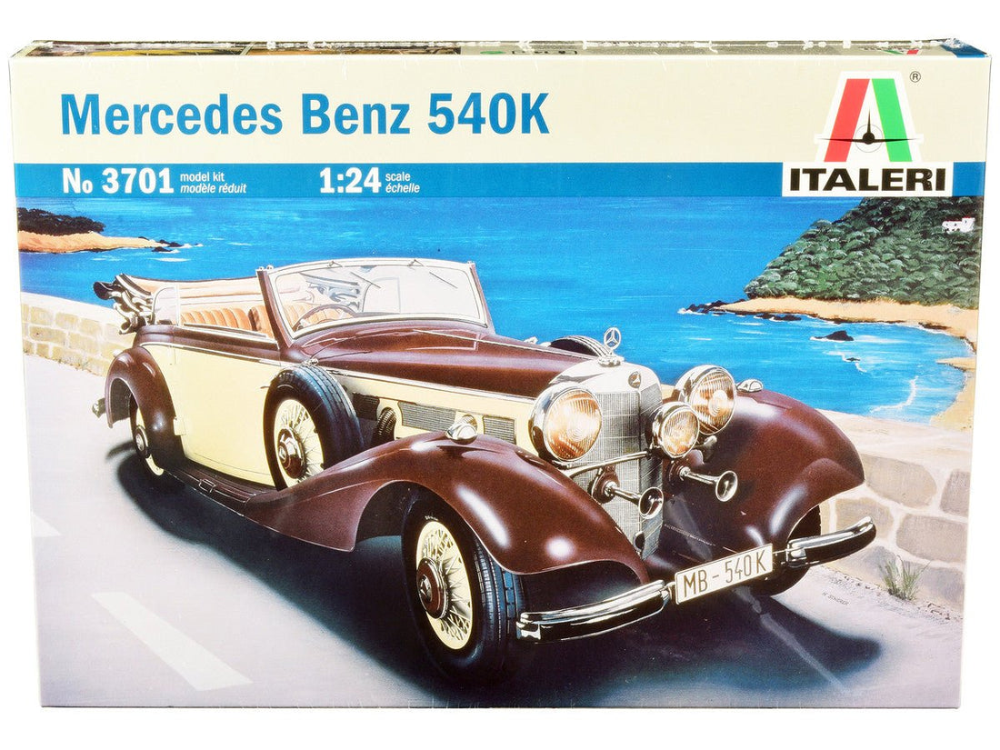 Skill 3 Model Kit Mercedes Benz 540K 1/24 Scale Model by Italeri - trendbuzzer