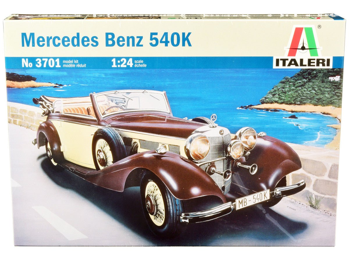 Skill 3 Model Kit Mercedes Benz 540K 1/24 Scale Model by Italeri - trendbuzzer