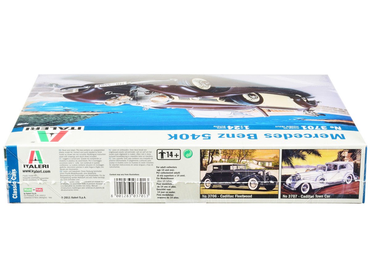 Skill 3 Model Kit Mercedes Benz 540K 1/24 Scale Model by Italeri - trendbuzzer