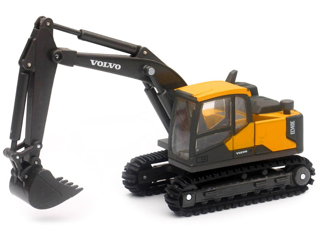 Volvo EC140E Track - Type Excavator Yellow Diecast Model by New Ray - trendbuzzer